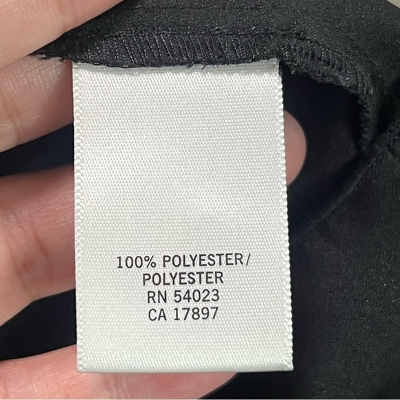 BANANA REPUBLIC Black Women's Top Chiffon Blouse Bow Tie Chest size Small - Picture 7 of 7